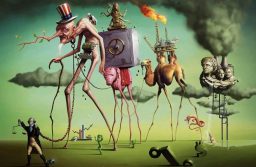 The American Dream by Salvador Dali